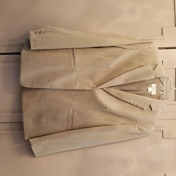 Talbots tailored pants with matching jacket - Picture 1 of 4